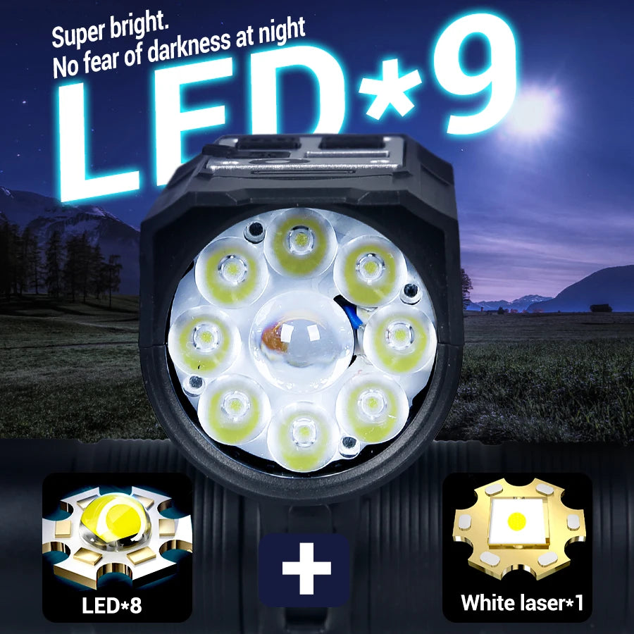 LED Bike Light Set – USB-C Rechargeable Front & Rear Lights