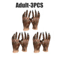 Lifelike Mummy Body Latex Glove Halloween Easter Realistic Costume