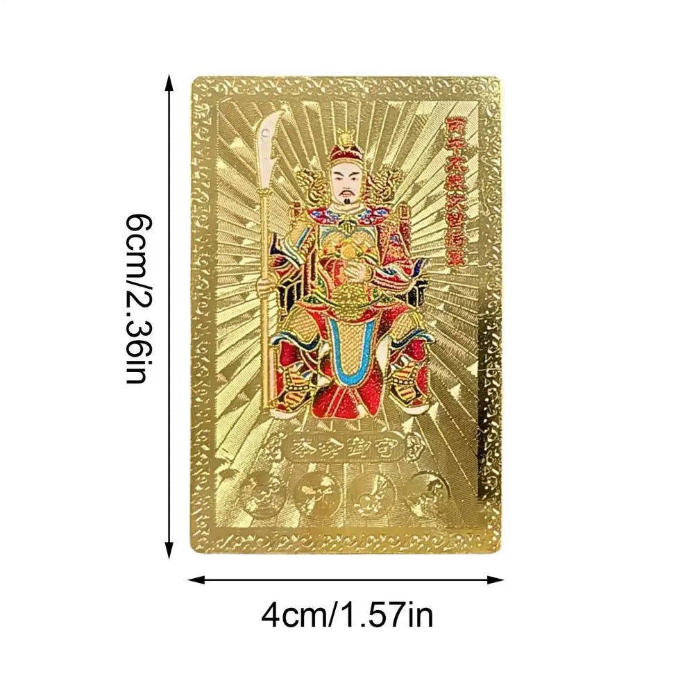 Chinese Tai Sui Horse Card Good Luck Wealth Prosperity Decoration