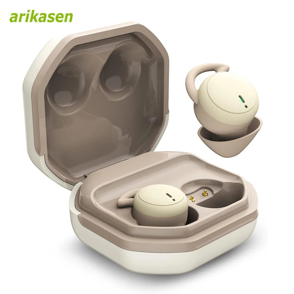 Bluetooth Earbuds Sleeping Invisible Small Wireless Earphones Mini Zpaxo with Case