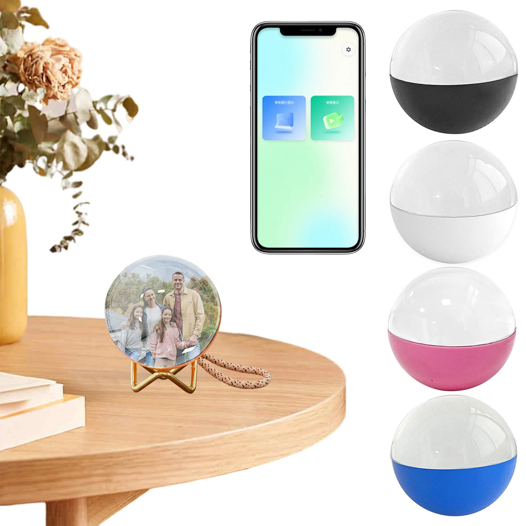 Crystal Ball Video Player Sound 3D Sphere Digital Display Unique