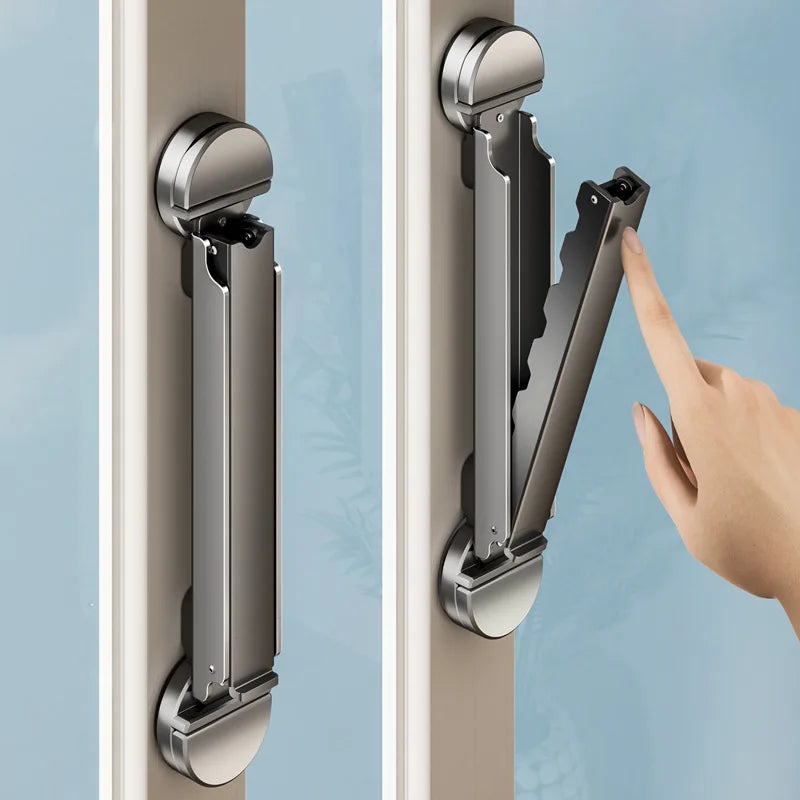 Suction Cup Telescopic Clothesline No-drill Household Invisible Retractable Indoor Clothes Hanger Bay Window Balcony Clothesline Zpaxo