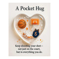 Heart Shaped Sport-themed Pocket Hug Collection Card Sports-themed