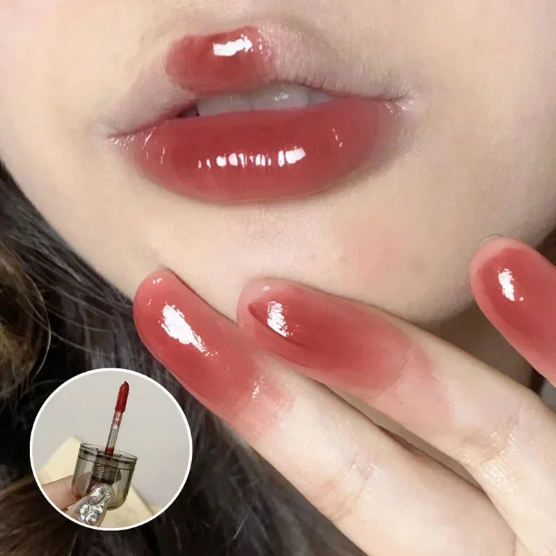 Misty Ice Night Mirror Lip Gloss Long Lasting Not Fade Lip Tint Water Gloss Glass Lipstick Blood plasma Lip Makeup Cosmetics Zpaxo 05