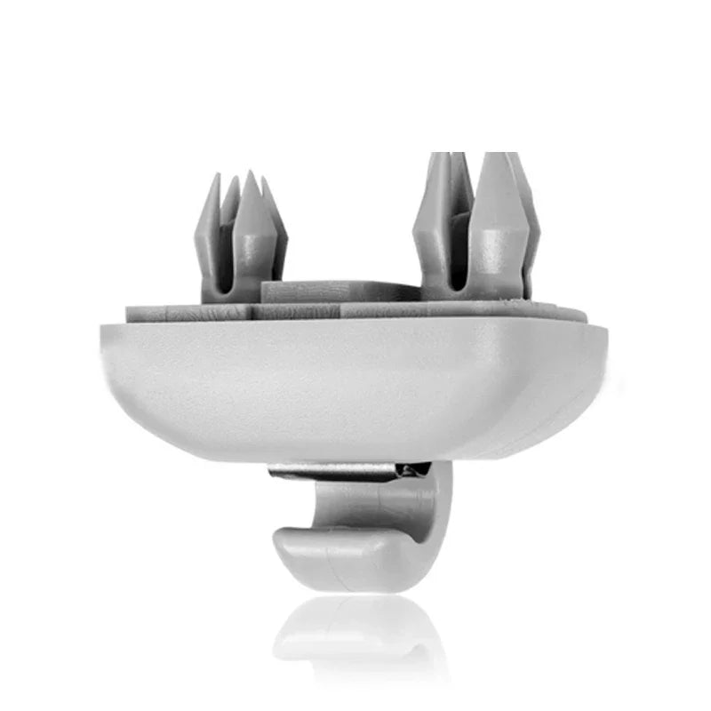 Audi Sun Visor Clip Hook Bracket 2-Pack Gray – 8U0857562A