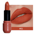 Velvet Matte Lipstick Waterproof Long Wear Lip Tint Rich Pigment Zpaxo 01