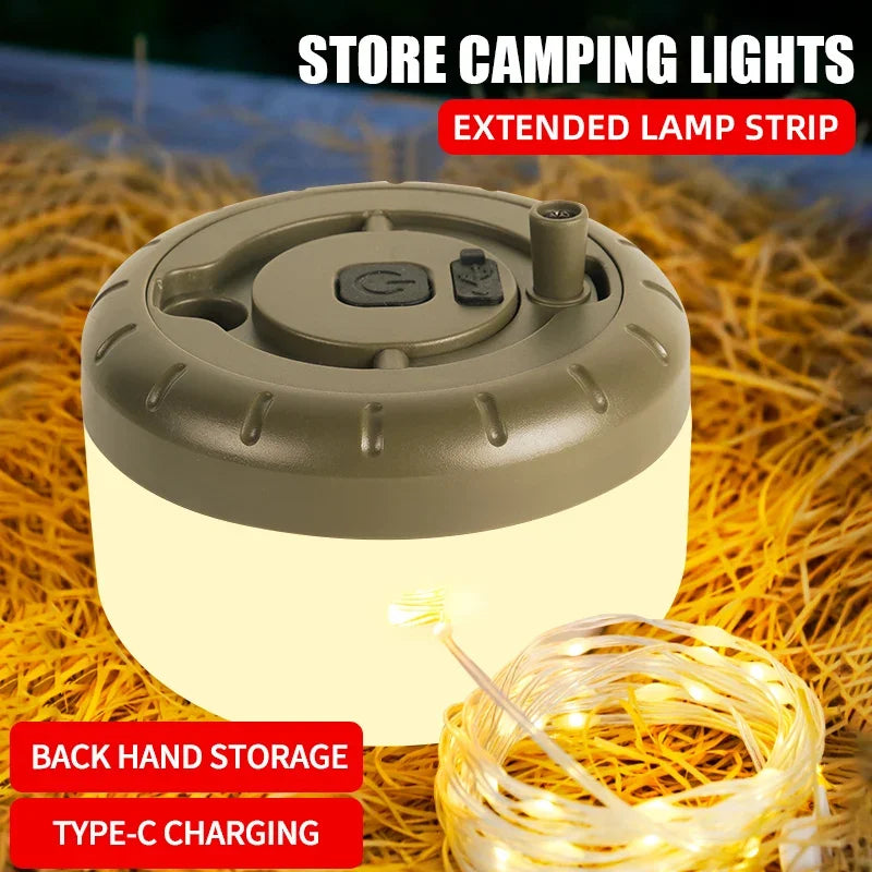 ESMARTER 8m Rechargeable LED String Lights – Camping & Decor