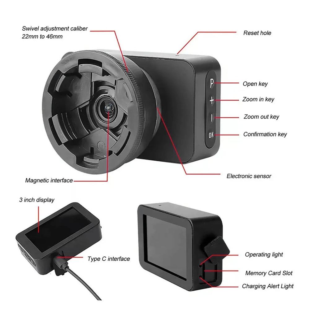 Telescope Eyepiece Camera Astronomy 4K Display Electronic