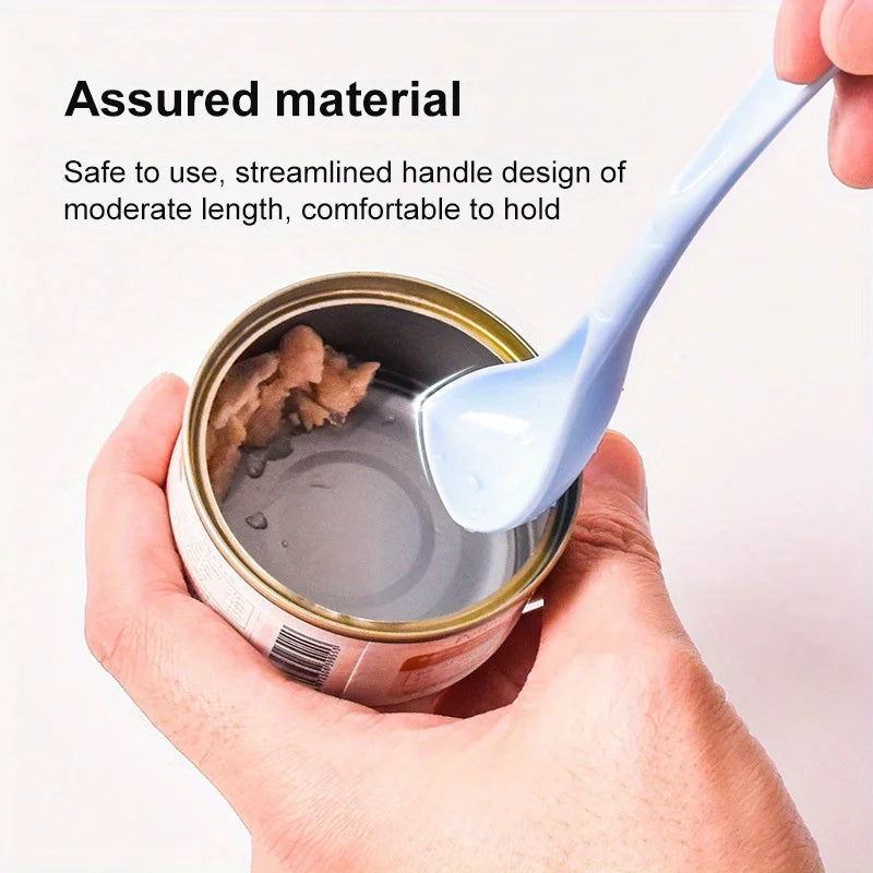 Portable Silicone Dog Cat Canned Lid 2-in-1Food Sealer Spoon Pet Food Cover Storage Fresh-keeping Lids Bowl Dog Accessories Zpaxo