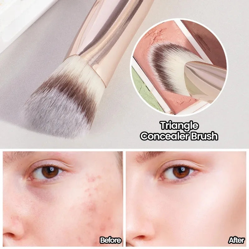 Under Eye Concealer Makeup Brush Triangle Foundation Liquid Cream