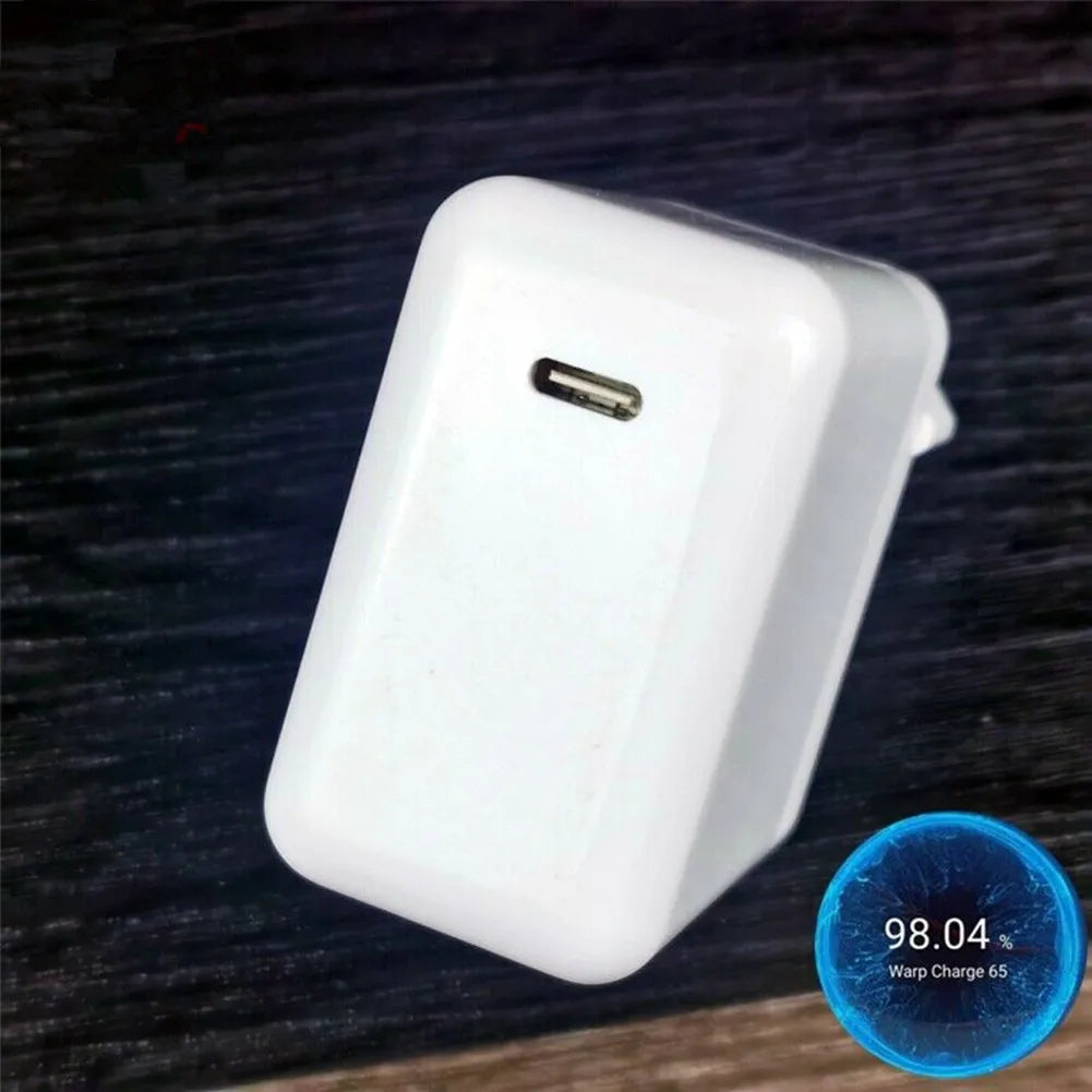 US EU Plug Warp Charger 65w Fast Charge C One 9 8t 8t+ White Solid