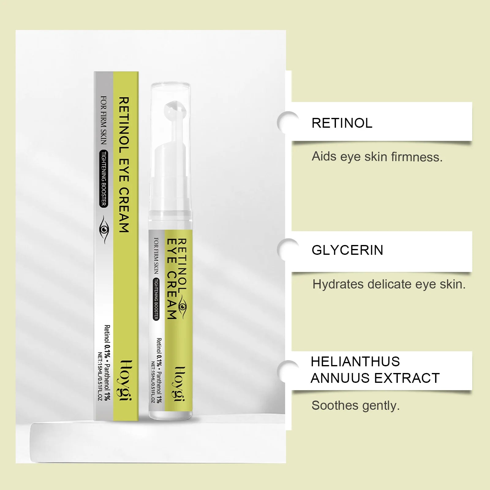 Hoygi Retinol Eye Cream, Serum, Stick & Patches | Anti-Wrinkle Retinol Eye Treatment Zpaxo