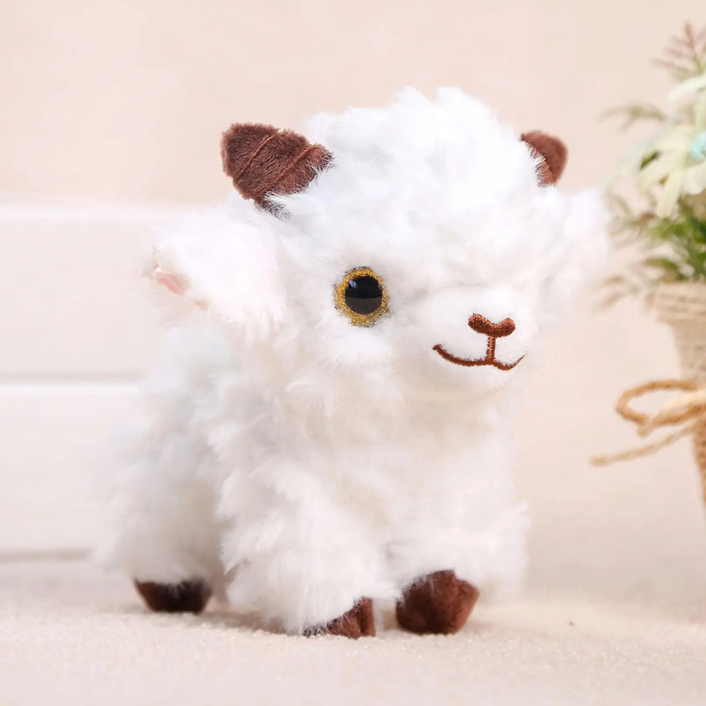 Lamb Keychain Kawaii Soft Plush Purse Charm Plush Animal Keyring For Men Women Kids Girls Boys Adults Birthday Holiday Wallet Zpaxo