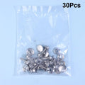 Silver Metal Snap Fastener Screws Nails Set For Tent Boat Yacht Marine Canvas Cover Craft Bags Wallet Fasteners Parts Zpaxo A4