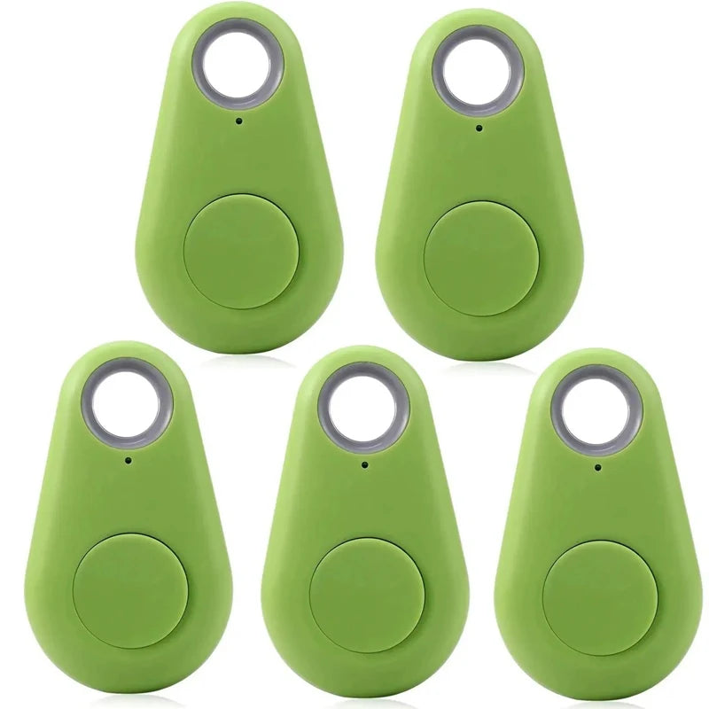 1 Mini GPS Tracker Bidirectional Alarm Keychain Finder Phone Anti Zpaxo 5pcs Green