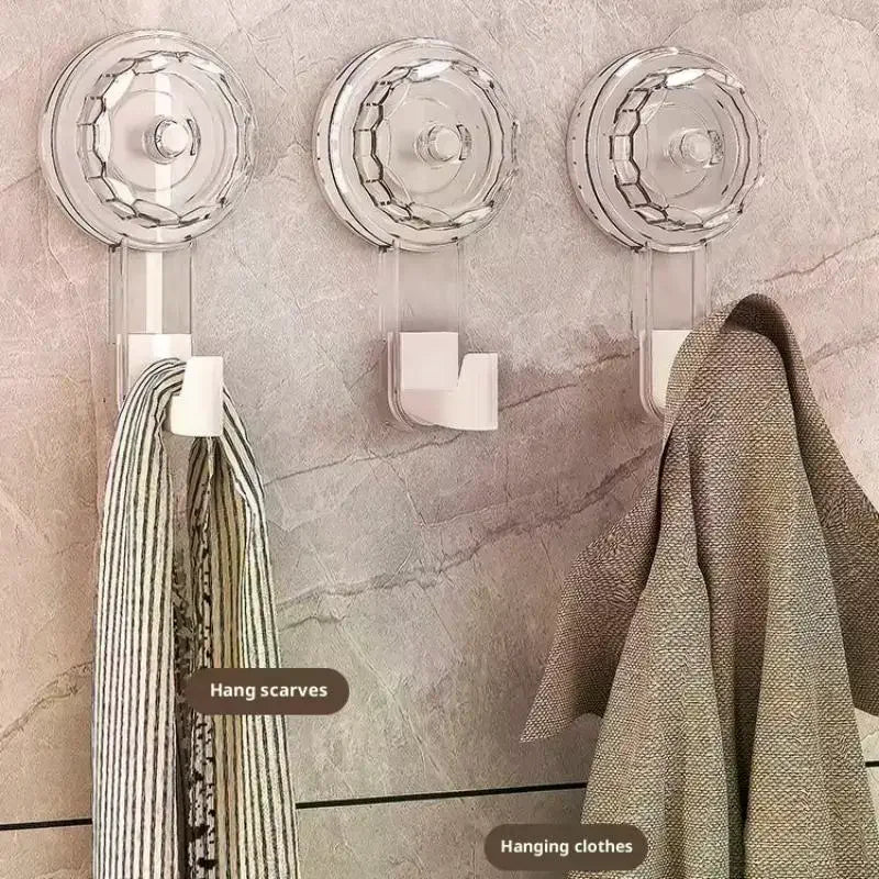 Powerful Suction Cup Hooks Traceless Heavy Duty Robe Towel Hook Keys Zpaxo