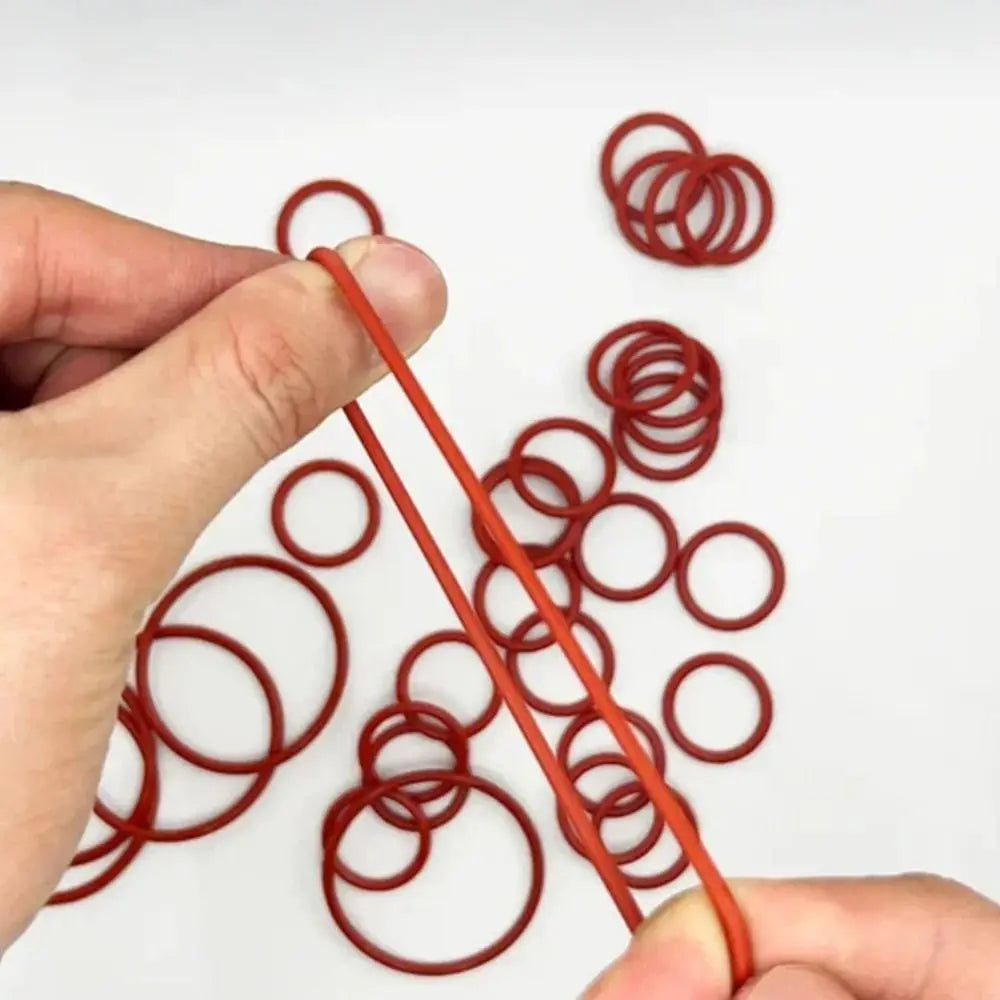 225 Pieces Silicone Rubber O-Ring Assortment Kit 15 Sizes Silicone Material Metric Sealing Gasket Set Rubber Washer High Quality Zpaxo