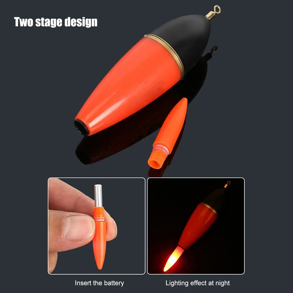5g/10g/15g Lightweight Luminous Fishing Night Float Portable Night Glow Fishing Float Pressure Resistance Tool Accessories Zpaxo