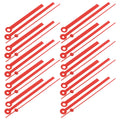 10 Sets Clock Wall Hand Alarm Clocks Repair Digital Red Aluminum DIY