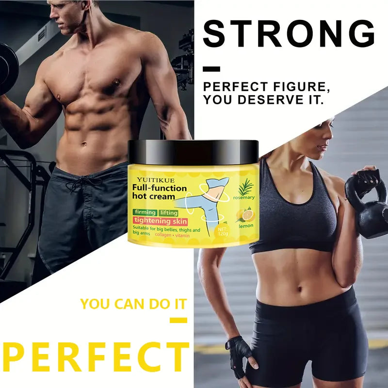YUITIKUE Hot Sculpting Firming Cream 120g – Belly, Thighs & Arms Body Sculpting Cream Zpaxo
