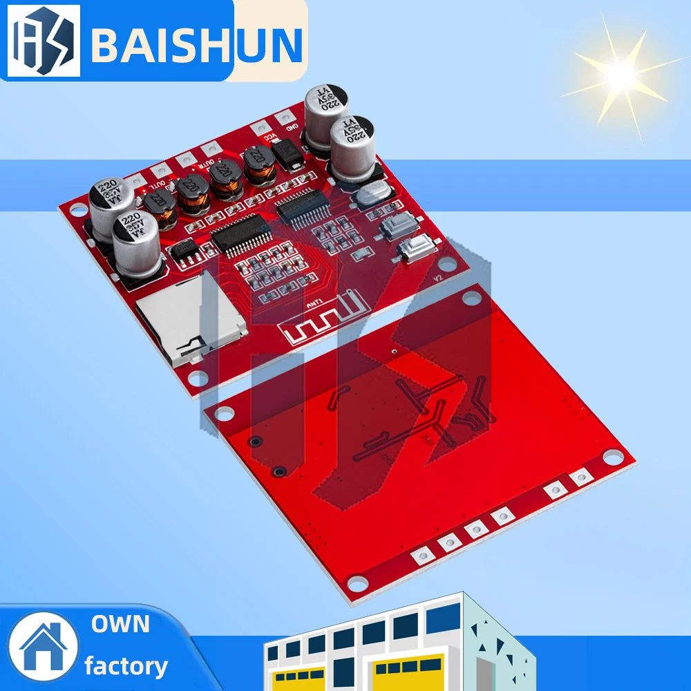 XH-A233 15W X 2 Bluetooth 4 Digital Power Amplifier Board Stereo Zpaxo