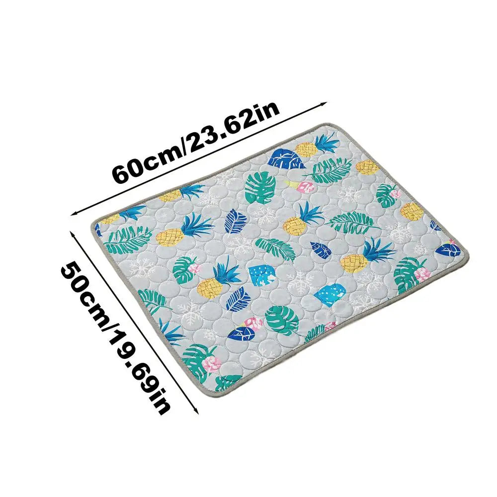 Pet Cooling Mat – Ice Silk Breathable Summer Pad for Dogs & Cats Pet Cooling Mat Zpaxo B