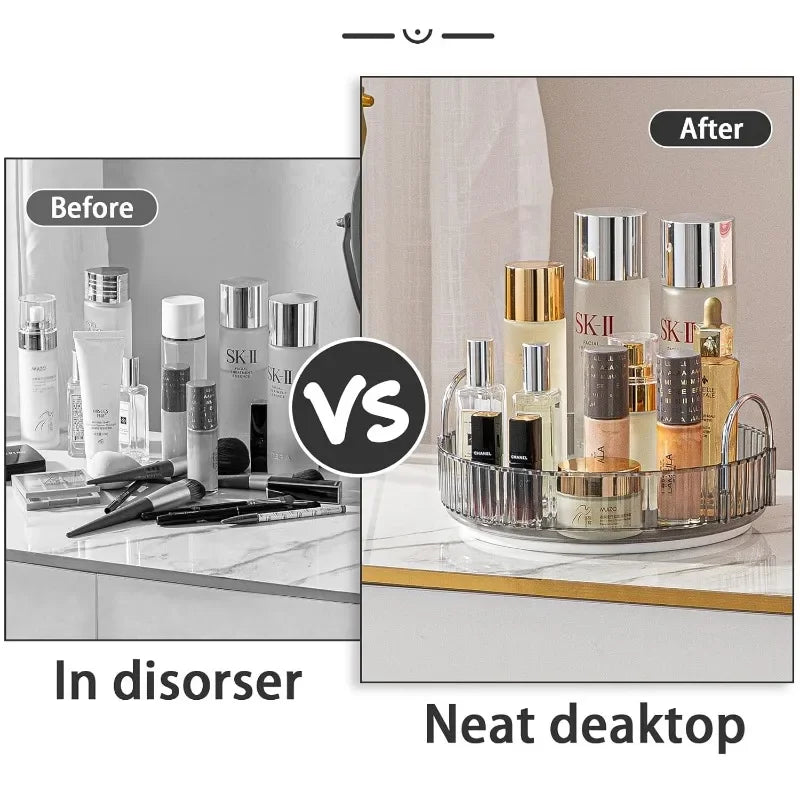 360° Rotating Lazy Susan Organizer – Kitchen & Vanity Storage