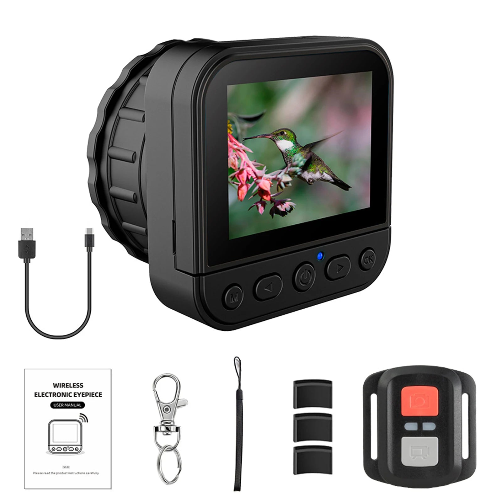 64MP 4K HD WIFI Electronic Eyepiece Digital Camera Portable