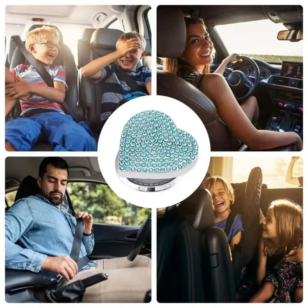 Push Start One-touch Button Cover Heart Shaped Decorative Decoration Zpaxo
