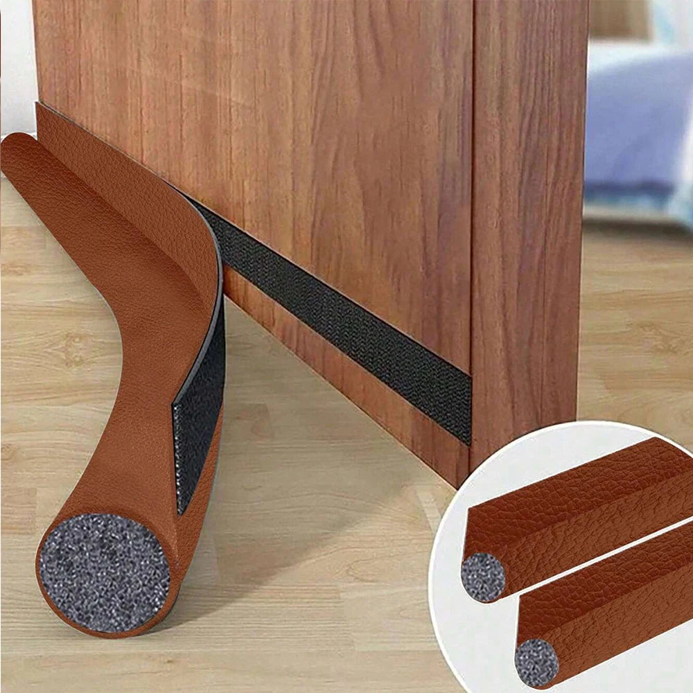 Door Bottom Sealing Strip Door Draft Stopper Soundproof Insulation Noise Sound Blocker Zpaxo
