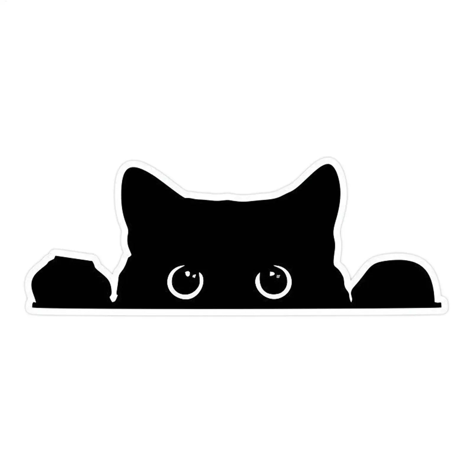 Peeping Cat Car Sticker – Waterproof PVC Vinyl Decal Vinyl Car Decal Zpaxo