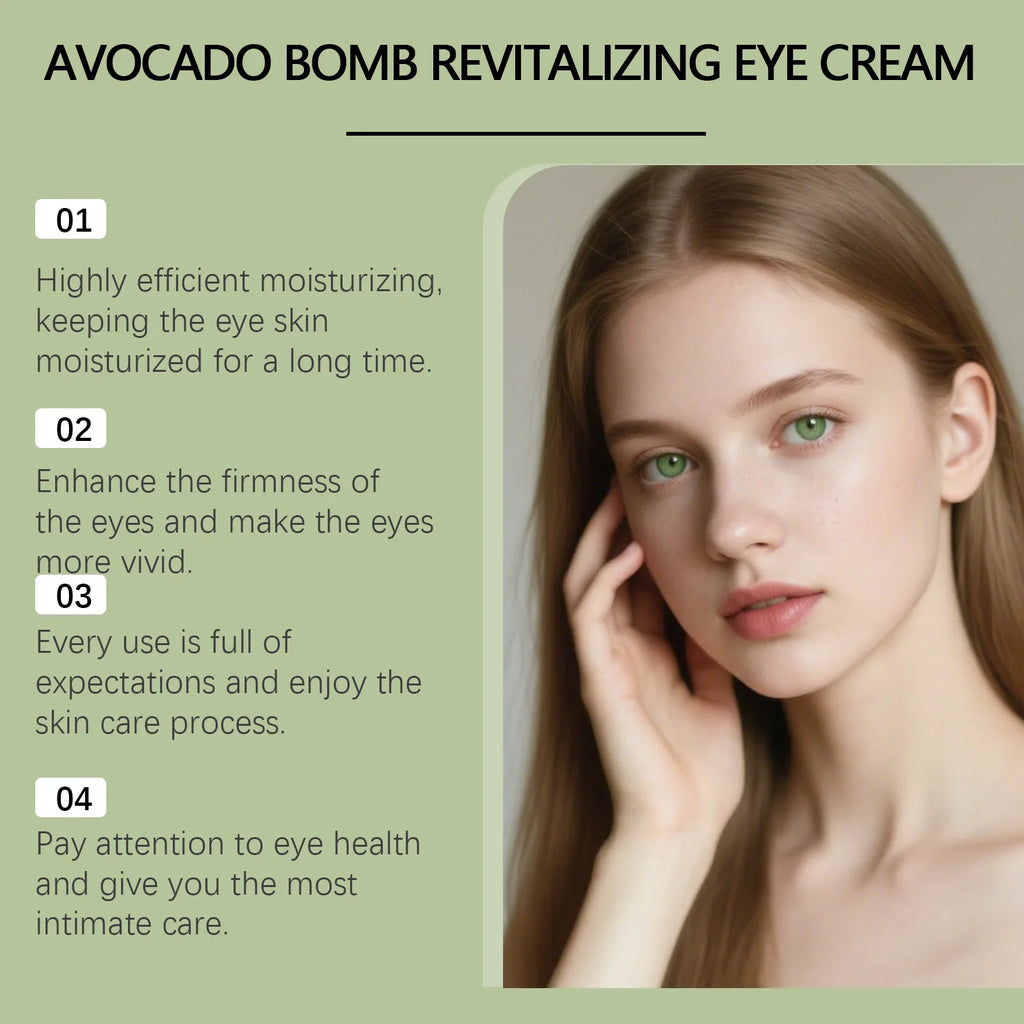 Hoygi Avocado Eye Cream – Anti-Aging, Dark Circles & Puffiness Eye Cream Zpaxo