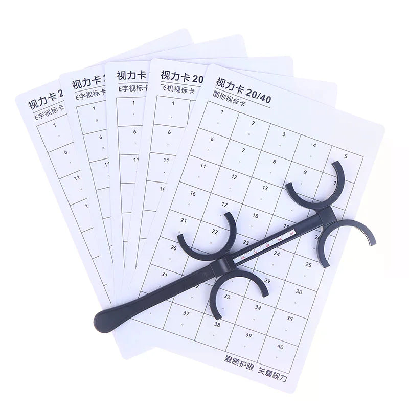 Optical Flipper Optometry Plastic Flip Trial Lens Vision Card Optometry Instrument Flip For Near For Vision Amblyopia Zpaxo