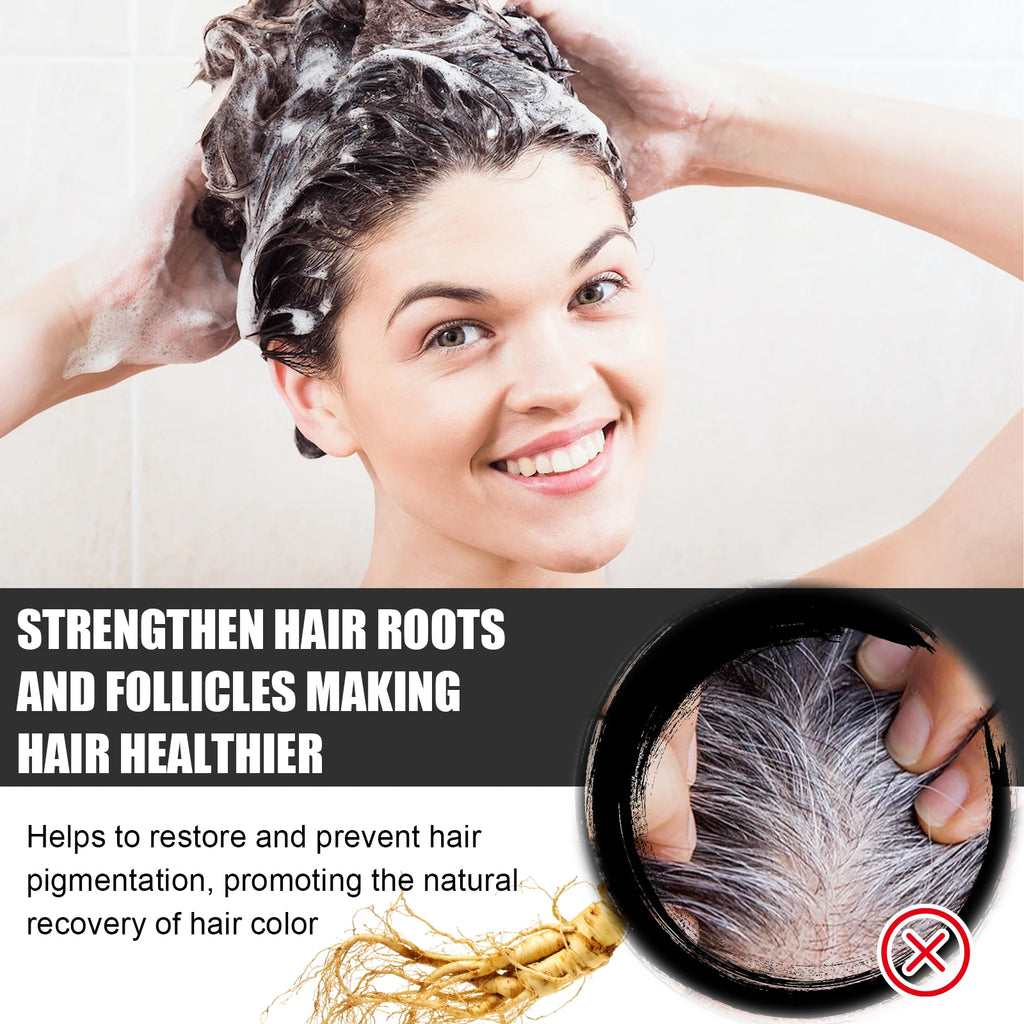 Ouhoe Black Hair Soap Natural Darkening Bar Hair Growth Stimulating Shampoo Bar For Gray Restoration Nourishing Scalp Care 55g Zpaxo