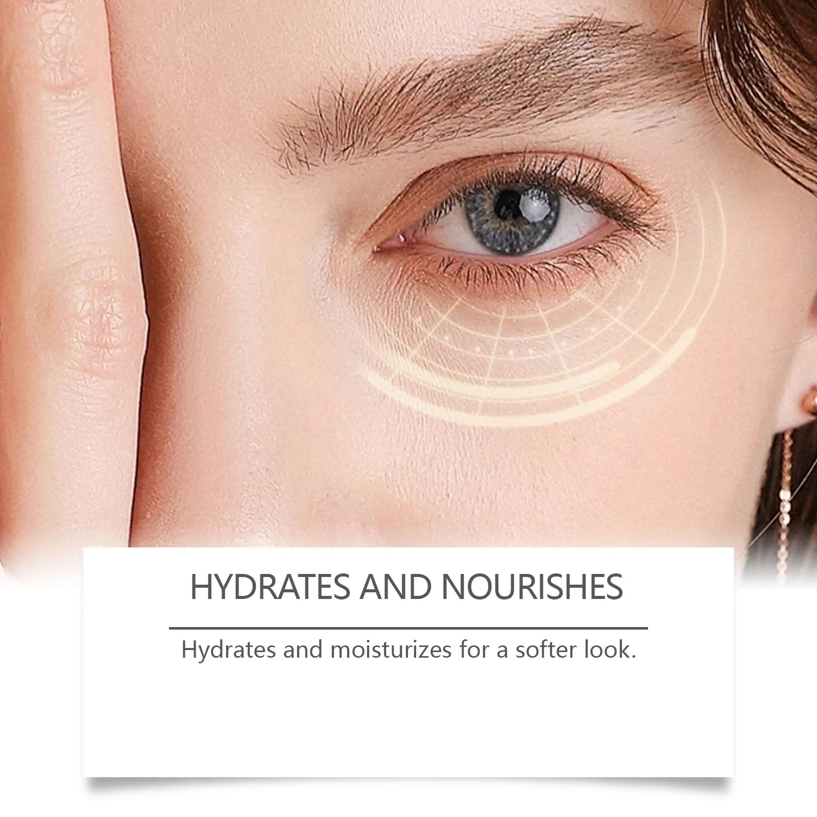 Caffeine Firming Eye Cream Fade Dark Circles Anti-Puffiness Lighten Fine Lines Under The Eyes Remove Eye Bags Roller Eye Massage Zpaxo