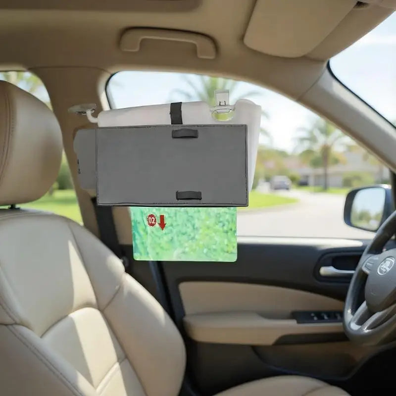 Car Sunvisor Extension Shield Anti Reflection Sunshade Front Windows Zpaxo