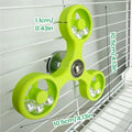 Bird Toys for Parrots Bite-Resistant Bird Cage Accessories Parrot Toys Spinner Wheel for Chewing Entertainment Boredom Relief Zpaxo Green