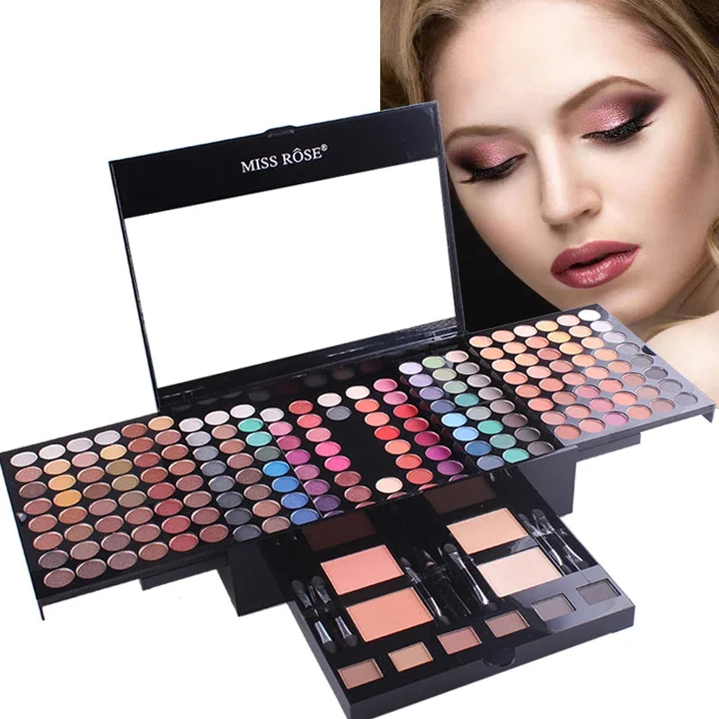 Miss Rose Professional 180 Eyeshadow Blush Cosmetic Foundation Face Zpaxo