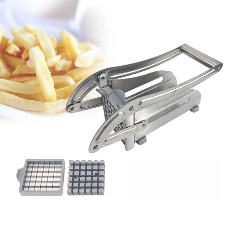 Potato machine potato cutting cucumber cutting multifunctional stainless steel vegetable slicer tool Zpaxo silvery