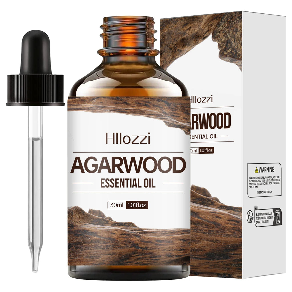 30ml agarwood essential oil pure essential oil rich in flavor aromatherapy massage humidifier car DIY Zpaxo AGARWOOD 30ml