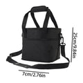 Water Bottle Tote Bag High Capacity Insulated Pouch Adjustable Shoulder Strap Water Bottle Sling Bag For Sports Hiking Travel Zpaxo Black China Mainland