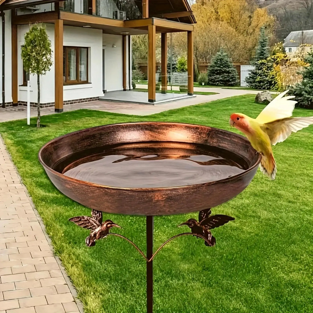 Bird Bath Hummingbird Feeding Container Garden Gardeners Homeowners