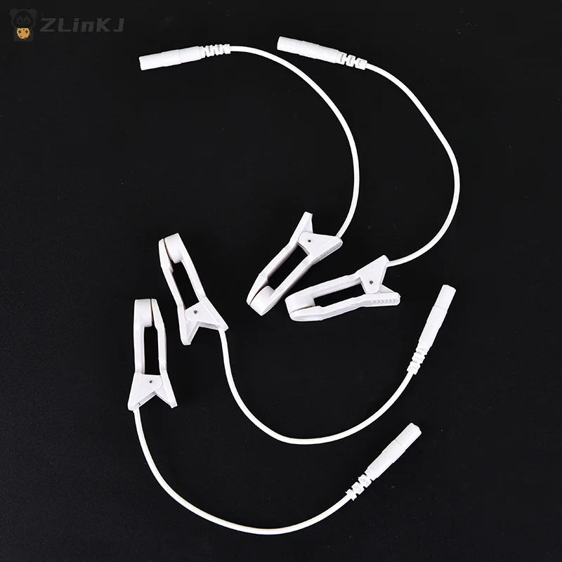 Ear Soothing Comfort Clip Tens Electrode Lead Wire Connecting Cable Zpaxo Default Title