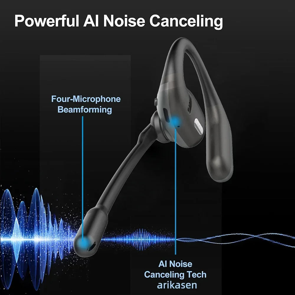 Arikasen True Wireless Headset Detachable Noise-canceling Boom