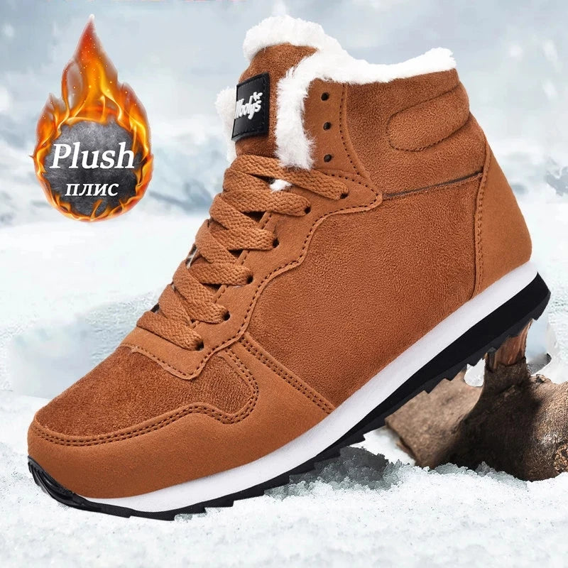 Women Boots Comfortable Winter Shoes Warm Sneakers Snow Waterproof Zpaxo