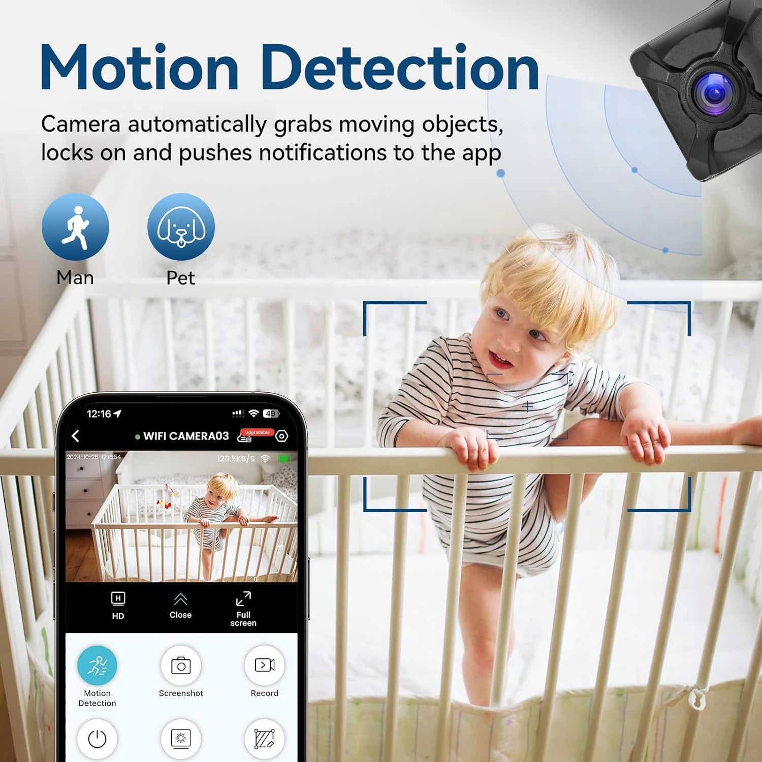 X5 4K 1080P Wireless Camera Mini WiFi IP/AP Remote Monitor Rechargeable Battery Motion Detection Portable Camcorders Home New Zpaxo