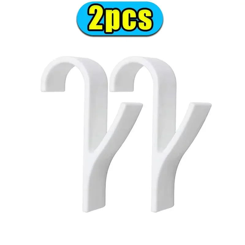 Heated Radiator Towel Rail Hooks – Clip-On Bathroom Hanger Radiator Towel Hooks Zpaxo White-2pcs