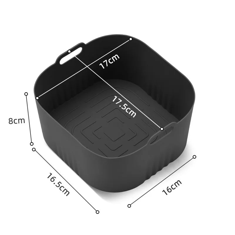 Silicone Air Fryer Mat – Reusable Non-Stick Heat-Resistant Liner