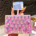 ▶1Pcs Cute 26 Keys Fidget Button Toy, Stress Relief Toy Kids Bag Hanging Pendant Decor Ornament Zpaxo A8