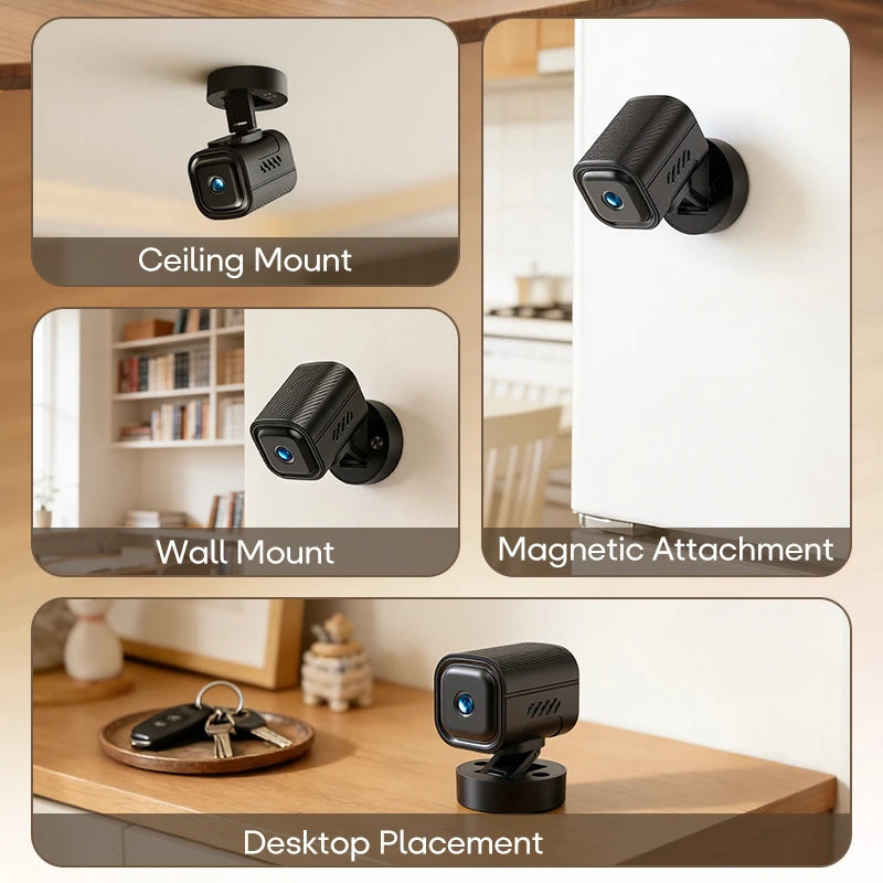 HD 1080P 360 Base Rotation High-definition Night Vision Wifi Camera